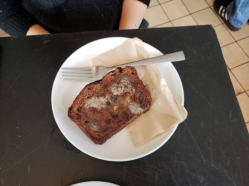 One-Bowl Banana Bread — american baking recipe, served and ready to eat