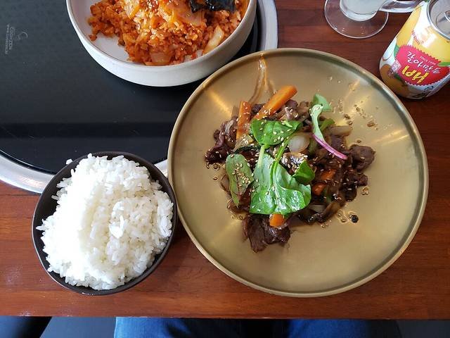 Ingredients and preparation for beef bulgogi