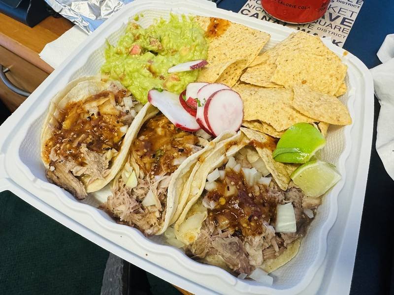 Slow-Braised Carnitas — mexican dinner recipe, served and ready to eat