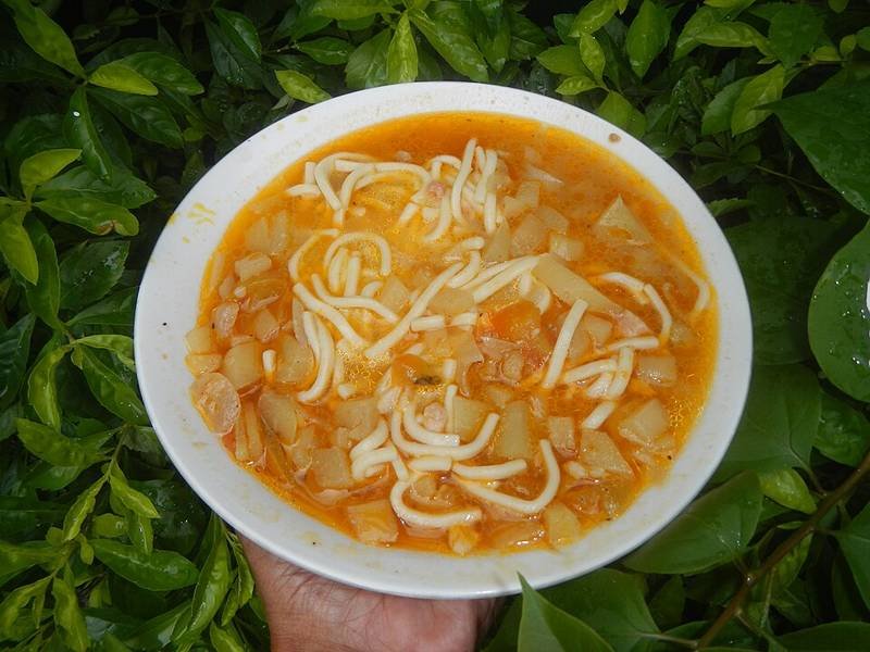 Chicken Noodle Soup — american healthy recipe, served and ready to eat