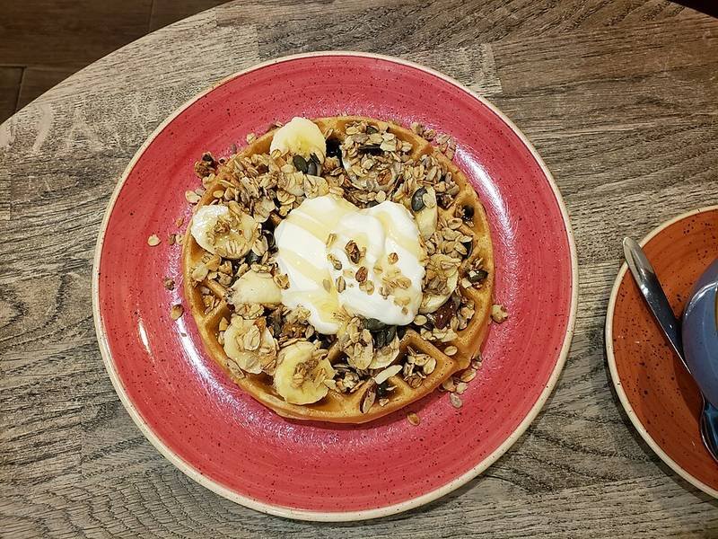 Crisp Belgian-Style Waffles — american breakfast recipe, served and ready to eat