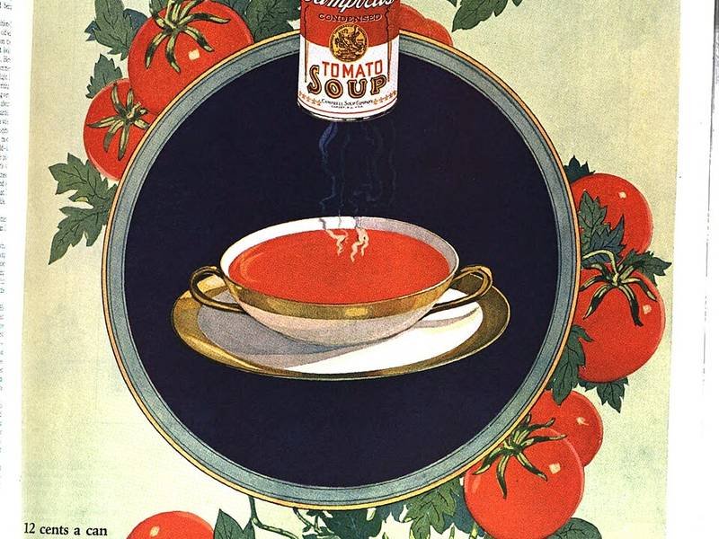 Creamy Tomato Soup — american healthy recipe, served and ready to eat