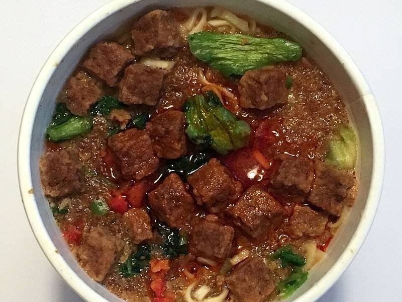 Dan Dan Noodles — chinese dinner recipe, served and ready to eat