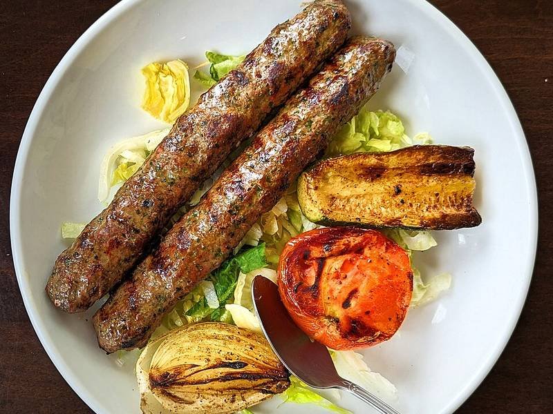 Lamb Kofta Kebabs — middle eastern dinner recipe, served and ready to eat
