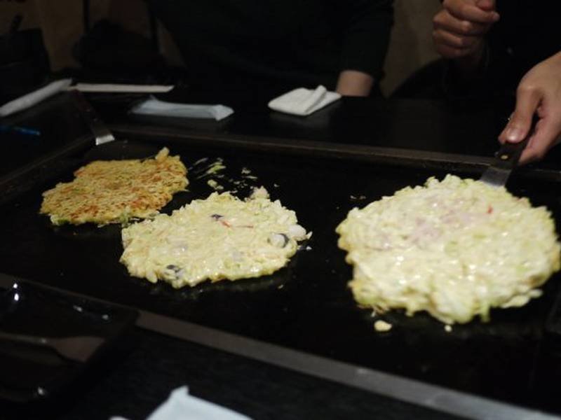 Osaka Okonomiyaki — japanese dinner recipe, served and ready to eat