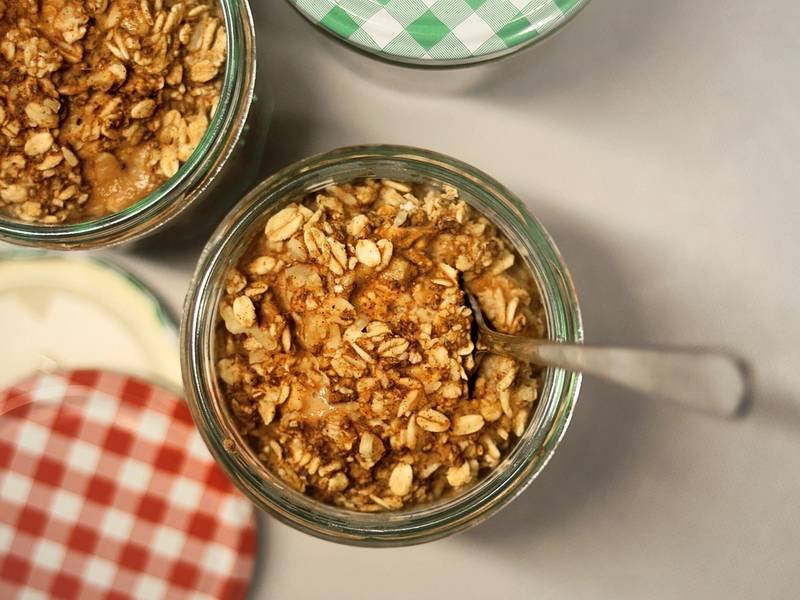 Overnight Oats — international healthy recipe, served and ready to eat
