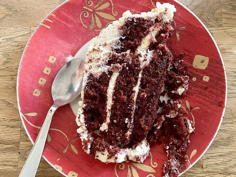 Red Velvet Cake — american desserts recipe, served and ready to eat
