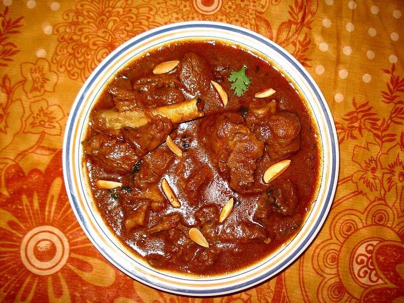 Kashmiri Rogan Josh — indian dinner recipe, served and ready to eat